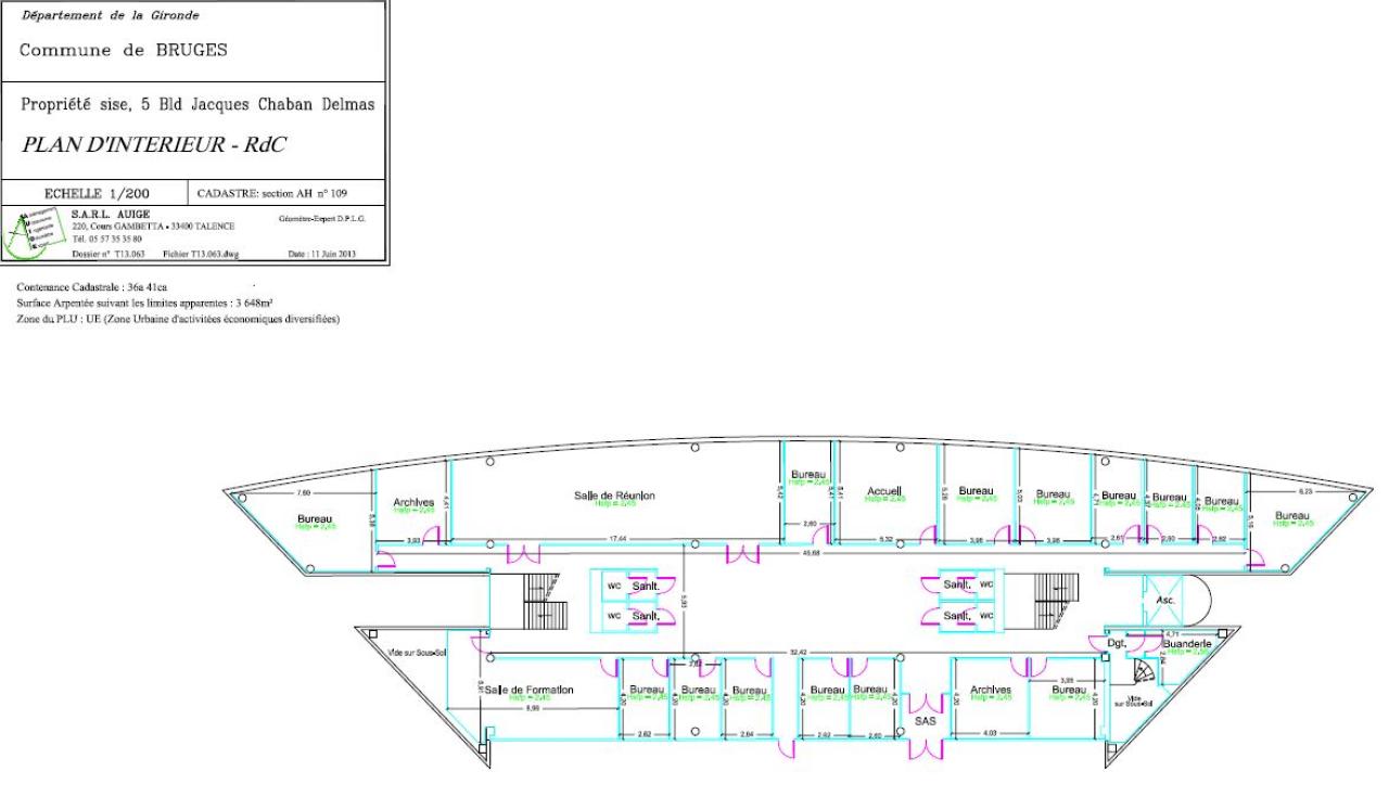 Bureau Bruges 1955m² Location bureau Bruges Gironde OLBUR2425501 0